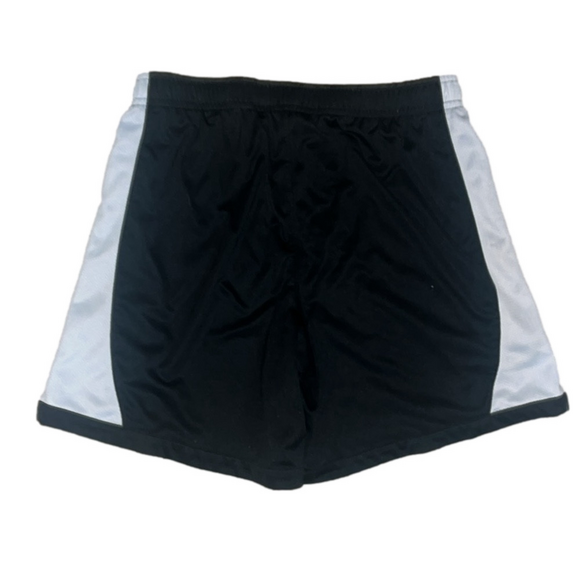 nike black and white athletic drawstring basketball shorts - Picture 2 of 8